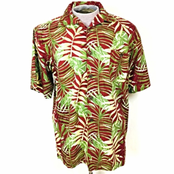 Bungalow Joe Other - Bungalow Joe Tropical Print Button T-Shirt Size XL